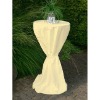bistro polyester cocktail table cloth with sash and ties