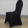 black 180gsm cheap lycra spandex banquet chair cover for wedding