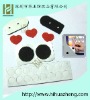 black  adhesive velcro dots or love-style