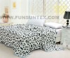 black and white soft bedding sheet