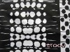 black and white spandex fabric