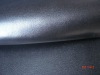 black flashy cow coated leather