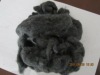 black grey opened wool noils