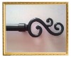 black iron rod ,curtain hardware,&accessory,drapery hardware