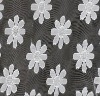 black jacquard knitted fabric