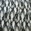 black jacquard lace fabric