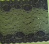 black lace fabric