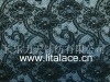 black lace fabric M5306