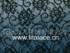 black lace fabric M5307