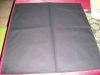 black plain 100% cotton table napkin