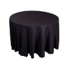 black polyester table cloth, table linen