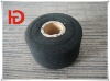 black recycled cotton-poly yoga mat yarn