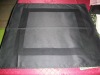 black satin band 100% cotton table napkin