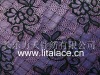 black shadow Cotton lace fabric M5334