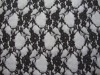 black stretch lace fabric