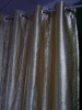 blackout embossed fabric curtain lining , ready made curtain