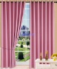 blackout triple layer satin  drapery curtain