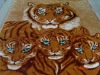 blanket in tiger design