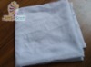 bleached 100% polyester grey fabric