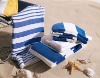 blue 100% cotton Bath Towel(with weaving Logo)