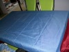 blue 100% polyester plain table cover(tablecloth)