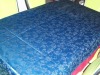 blue 50%polyester+50% cotton jacquard table cloth