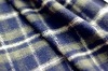 blue check cotton Fabric