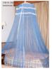 blue mosquito net