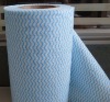 blue nonwoven roll