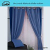 blue suede blackout stiletto curtain