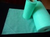 blue wavy spunlace nonwoven fabric in roll