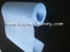 blue wavy spunlace nonwoven fabric(non woven cloth)