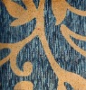 blue wilton carpet for four star hotel lobby