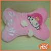 bone shape plush baby pillow