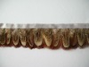 br-161 curtain gimp braid trimming for cushion and sofa beaded fringe curtain accessory