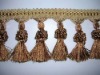 br-196 curtain tassel fringe trimming for cushion and sofa beaded fringe curtain accessory