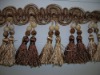br-215curtain tassel fringe trimming for cushion and sofa beaded fringe curtain accessory