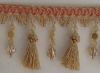 br-417  decorative beaded fringe for curtain and home