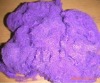 bright Purple polyester staple fiber size in 1.5D*28mm
