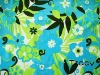 bright printed fabric with nylon spandex