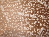 bronzed polyester textile fabric