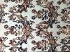 bronzed polyester textile fabric