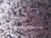 bronzed polyester textile fabric