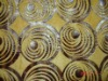 bronzed polyester textile fabric