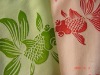 bronzed polyester textile fabric