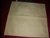 brown 100% cotton jacquard table napkin