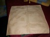 brown 100% cotton peony jacquard table napkin