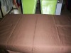 brown 100% cotton plain hotel table cloth