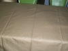 brown 100% cotton plain table cover(tablecloth)