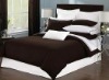 brown bamboo bedding set